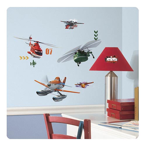 Planes Fire and Rescue Peel and Stick Wall Decals
